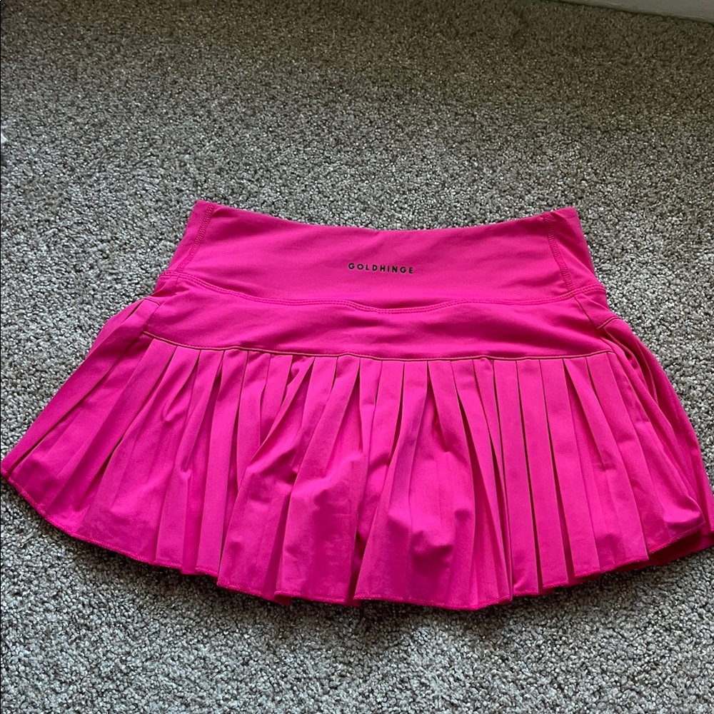 Pink Gold Hinge Skort